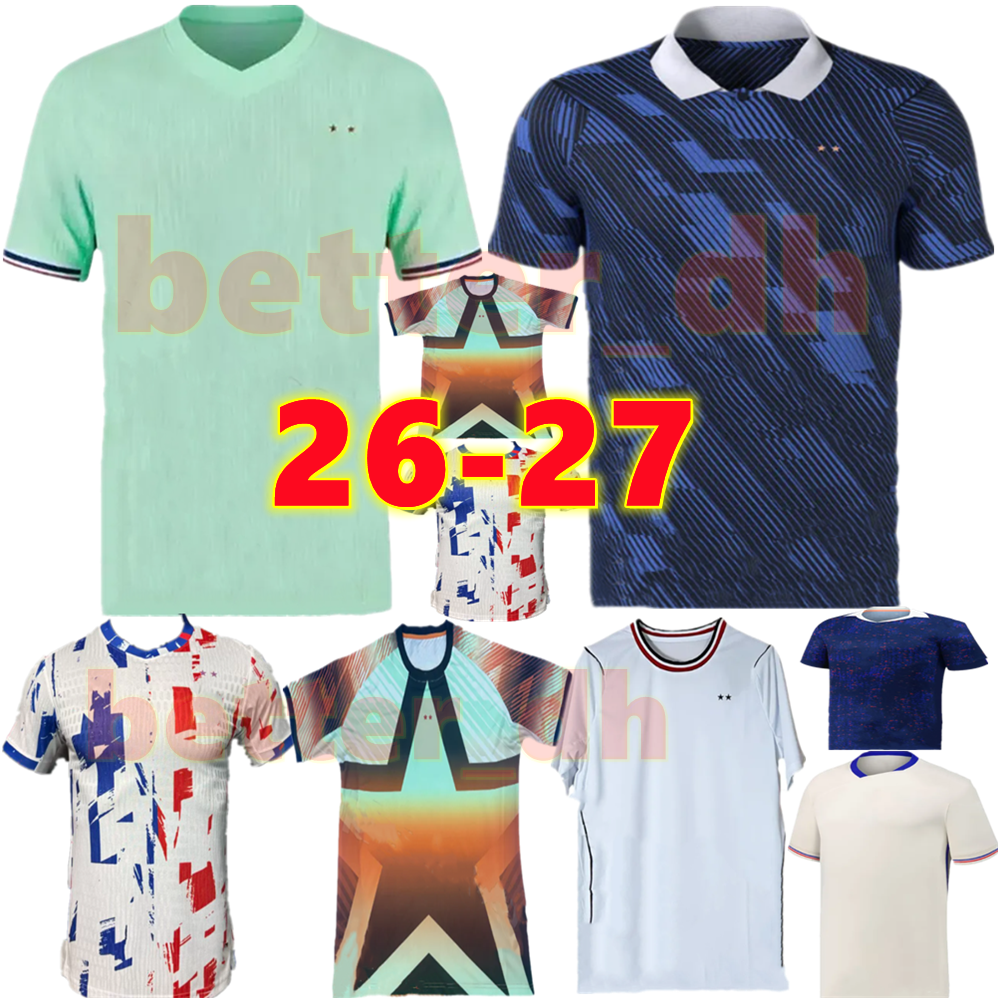 France 2026 World Cup Soccer Jerseys 26 27 FrEnCh MBAPPE BARCOLA OLISE MATETA NKUNKU Player version goalkeeper M. MAIGNAN Football Shirts Men Uniforms Kids Kits