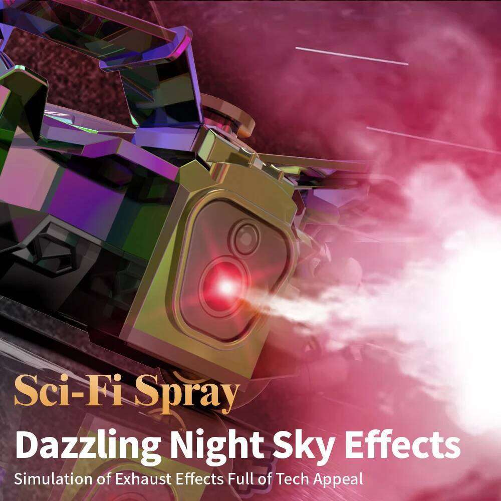 JJRC 2.4G RC Racing Drift Car Dazzing With Lights Spray Model Kids Toys 4WD Remote Control High Speed Vehicle Boy Birthday Gift Y260131