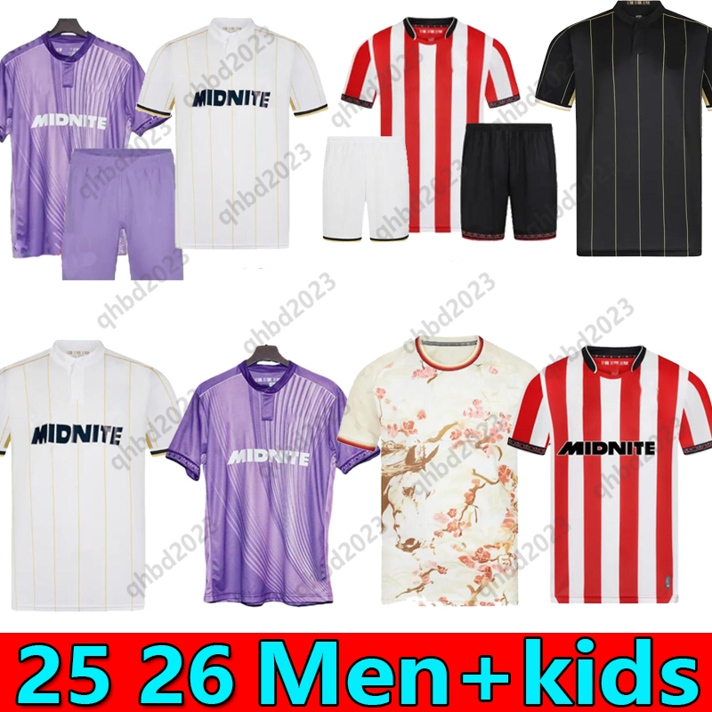 25 26 PROMOTION third soccer jerseys sheffield unitedfootball shirts 2025 2026 Snake men tops AHMEDHODZIC HAMER SOUZA DAVIES BOGLE John Egan Brewster Anel Oliver