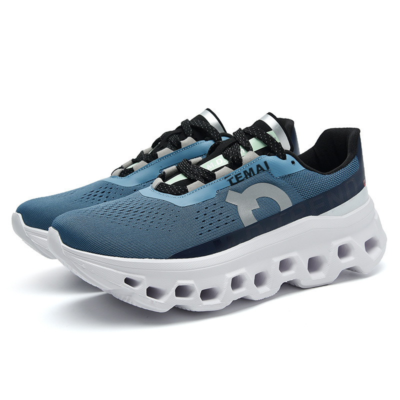 new Spring New Low-top Sports Shoes for Men, Fashionable Shock-absorbing Running Shoes, Outdoor Versatile Lightweight and Breathable Trendy