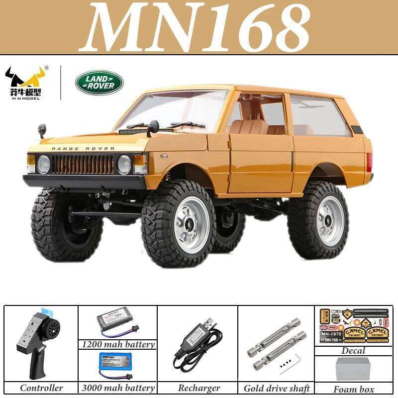 MN168 1:12 Full Scale RTR Version MN Model 2.4G 4WD 280 Motor Proportional Off-Road RC Remote Control Car for Boys Gifts Y260131