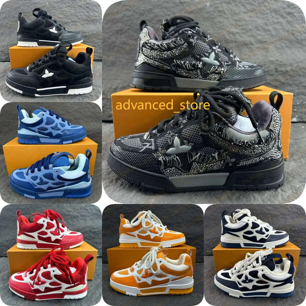 designer 2026 virgil skate sneakers top quality women mens bread shoes height increasing thick soled casual fashion running laceup lowtop sports