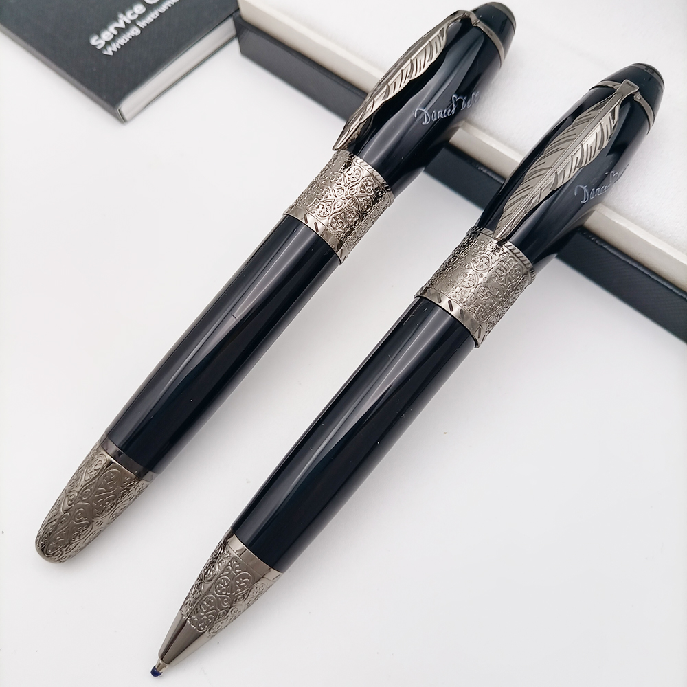 Mont Pen Limited Edition Signature Roller Ball Pen with Maple Leaf Clip Office Supply Gift Pens Series Number 0301/8000