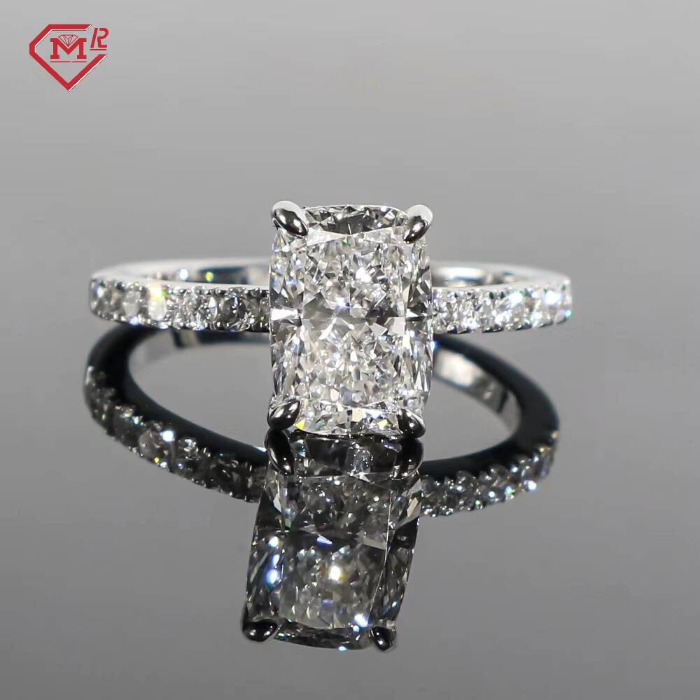 2ct HPHT CVD Lab Grown Diamond IGI Certificate Engagement Ring Jewelry Women Lab Diamond 14k White Gold Ring