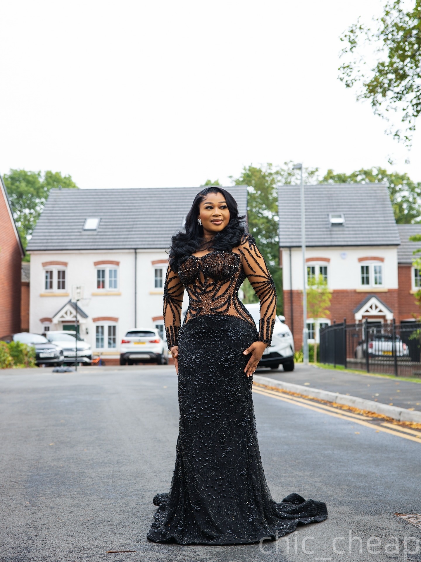 Aso Ebi Black Mermaid Prom Dresses 2026 Illusion Beaded Crystals Sheer Neck Evening Formal Party Second Birthday Engagement Gowns Dress For Special Oc