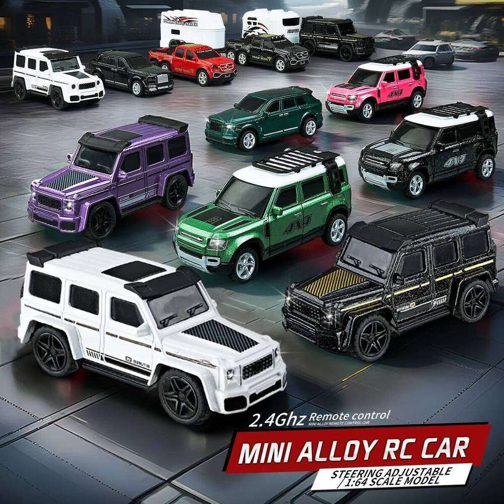 New RC MINI Alloy 1/64 Remote Control Car Convenient to Carry 60 Minutes of Work Time Children's Gifts Electronic Toys Y260131