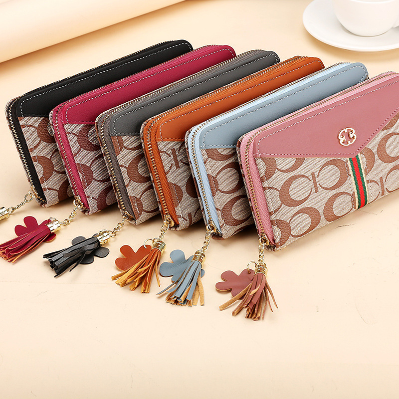 Bag Women Zipper Handhold Purse Women Long Girls Purse Double Money Clip Mobile Phone Spring New Products 2026s hot