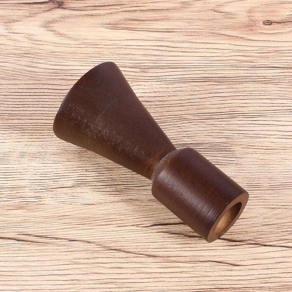 Solid Wooden Holder Brown Imitation Copper Candlestick Desktop Decor Church Wedding Lantern Home Romantic Y260131