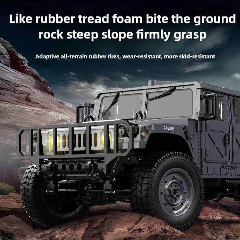 JJRC C8835 1:16 4x4 Remote Control Car - All-Terrain Climber with LED Lights Off-Road Adventure Toy Gift for Kids Y260131