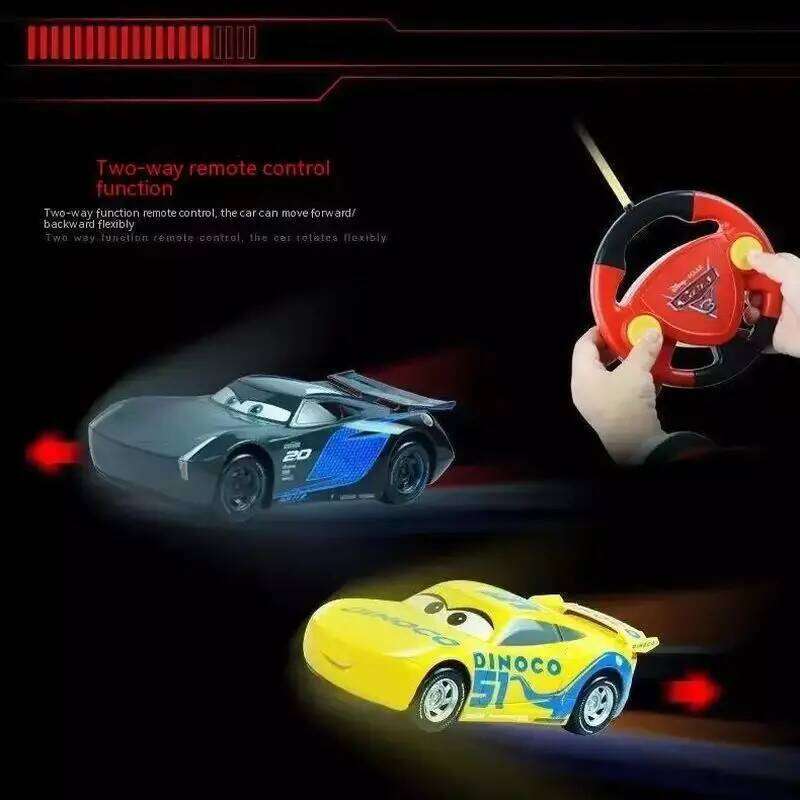 New Hot Pixar Cars 3 Electric Remote Control Lightning Mcqueen Cartoon Sports Car Model Kids Toy Gift Y260131