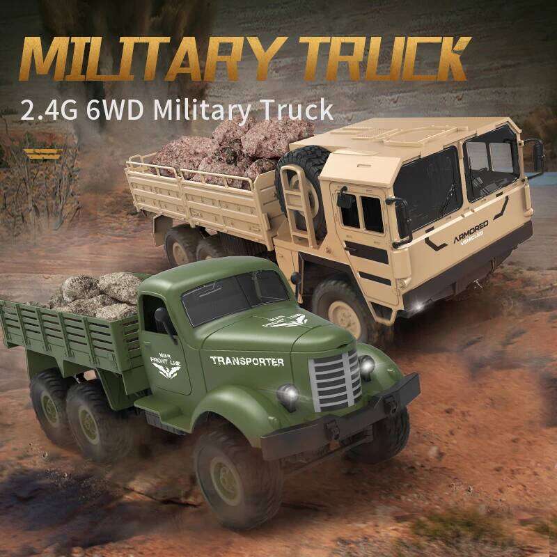 Q60 Rc Truck 1:16 2.4g 6wd Simulation Military Vehicle Model Four-Wheel Drive Remote Control Car Toy Y260131