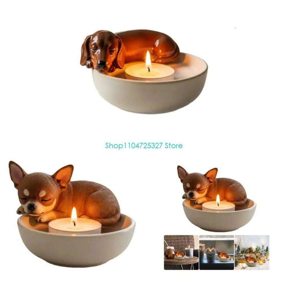 D8KF Lovely Dog Light Display Enhances Relaxing Evening Y260131
