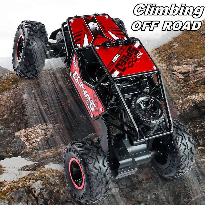 Remote Control Truck Car All Terrain Off Road Alloy RC Cars Buggy Drift Racing Toy Rechargeable Sturdy Gift for Kids Boys Y260131