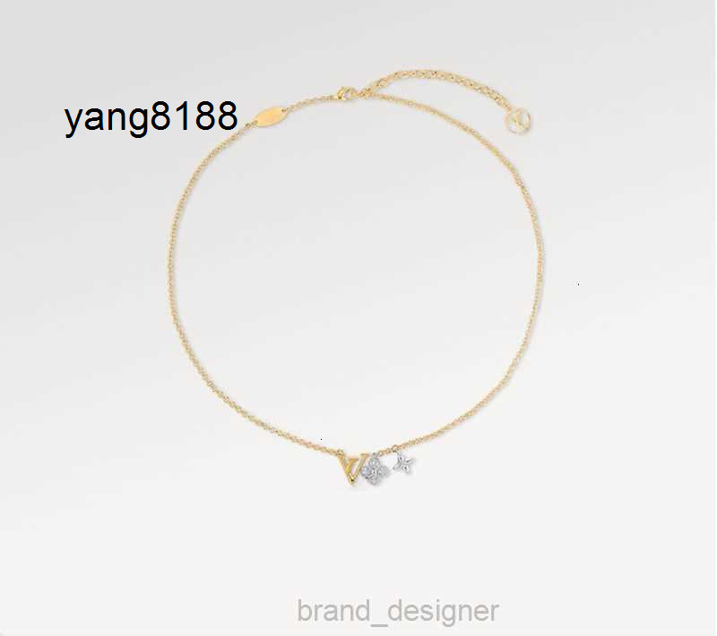 Lvs Louise Lousi lvness Designer Choker Necklace Gold Silver Flower Letter 18K Gold Simple Pendant Necklace Copper Luxury Party Jewelry louisities vittonn Lvtity