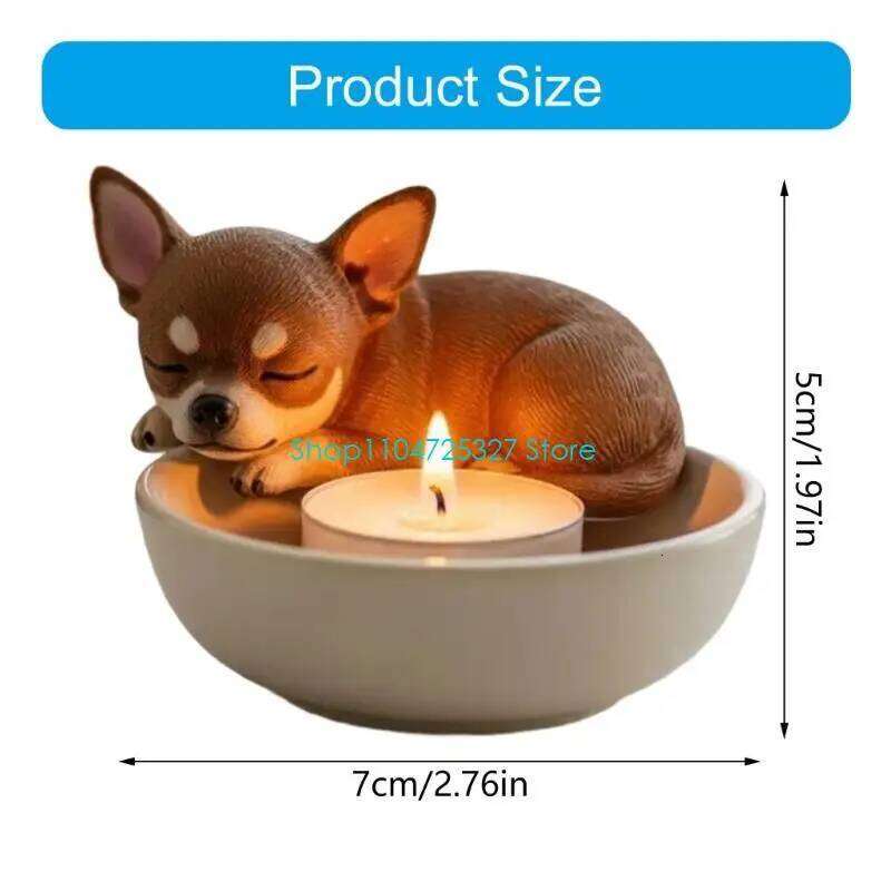 D8KF Lovely Dog Light Display Enhances Relaxing Evening Y260131