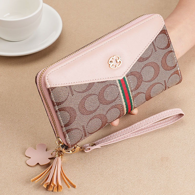 Bag Women Zipper Handhold Purse Women Long Girls Purse Double Money Clip Mobile Phone Spring New Products 2026s hot