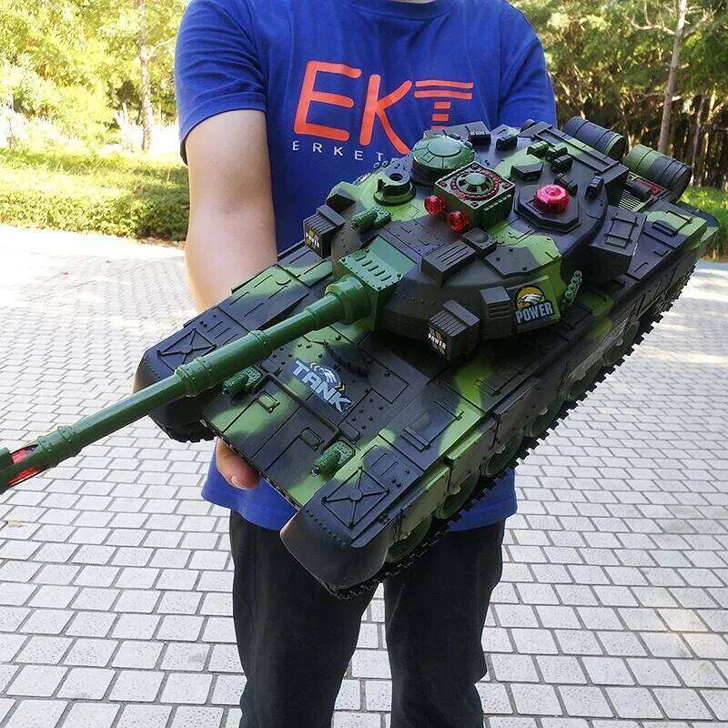55/44/33CM Rc Tank Military War Tanks Electric Car Remote Control Simulation Shooting Radio-Controlled Crawler Toys for Boys Y260131