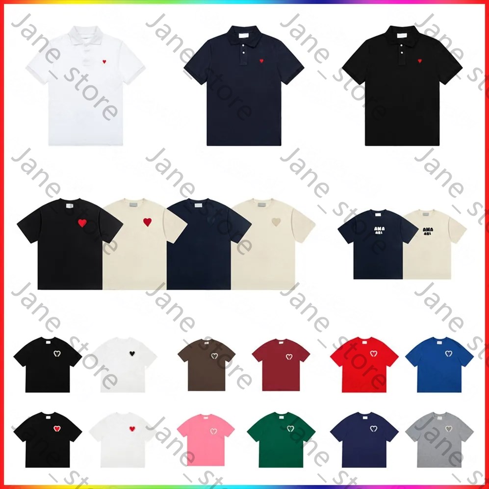 2026 Designer Clothes Summer Mens Clothing Fashion Casual Embroidery Heart Tops Classic Trend Letter Luxury Graphic T Shirt Men Women Round Neck Loose Tshirt 02