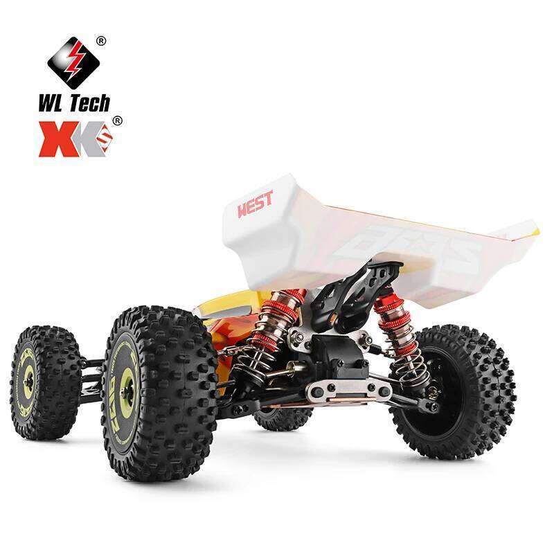 WLtoys V8 Brushless 1:14 75Km/H High Speed Metal 4WD Drive Off-Road 2.4G Transmitter 1/14 RC Racing Car VS 144010 Y260131