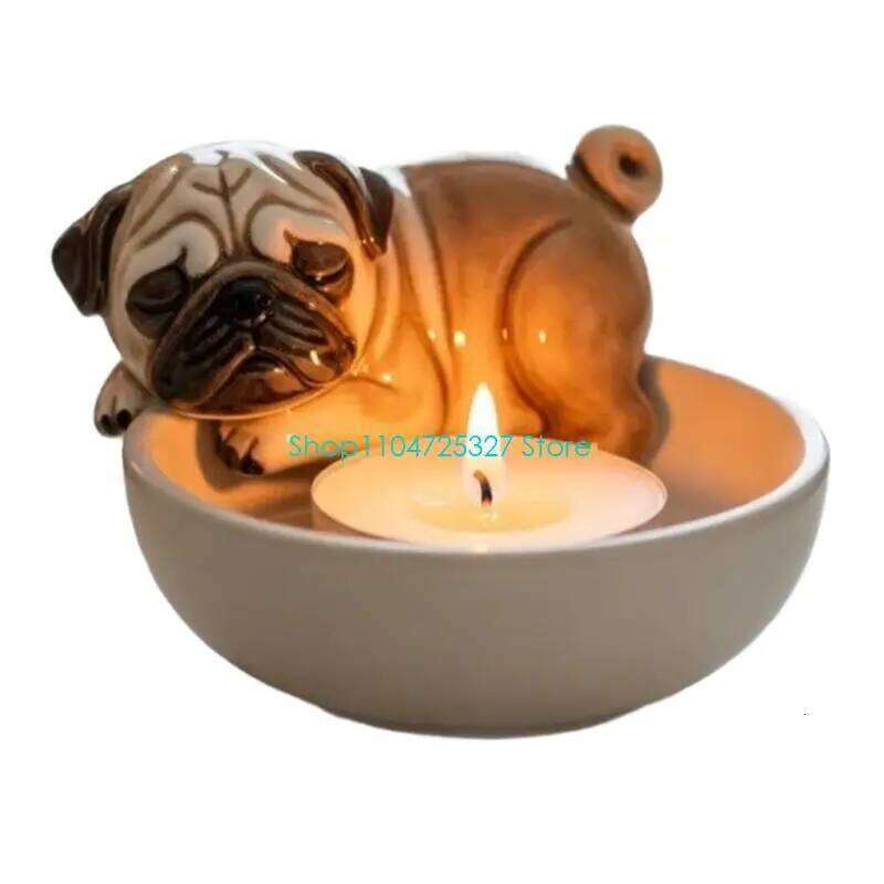 D8KF Lovely Dog Light Display Enhances Relaxing Evening Y260131