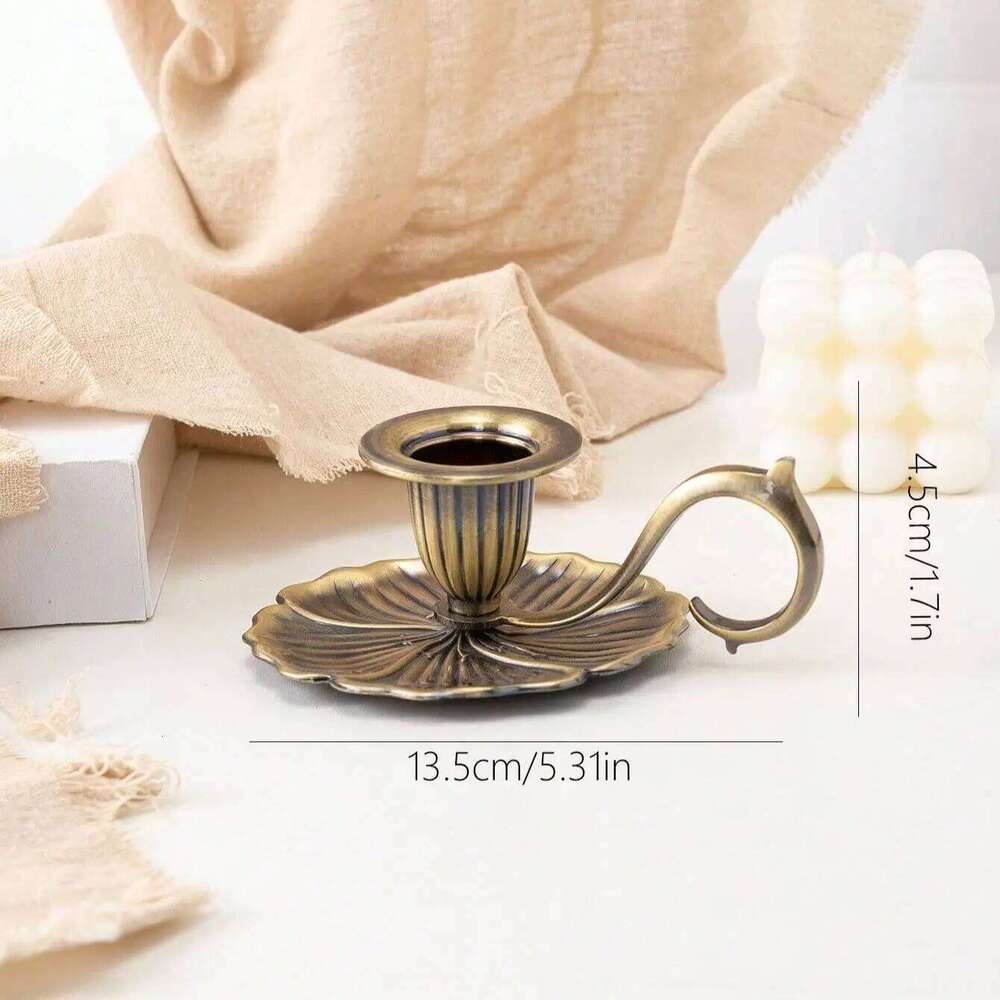 European Style Church Villa Handicrafts Cande DecorationsZinc composite candlestick rack Home Living room Decor party Y260131