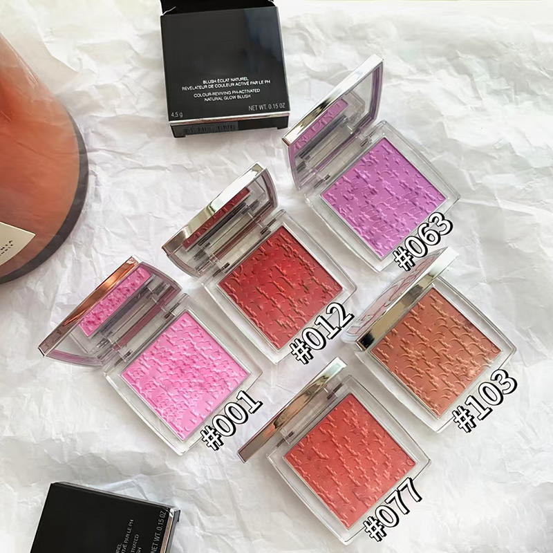 Women Face Blush Pink Berry Rosewood Cherry Candy Back Glow Blush 4.5g Makeup Blush Palette