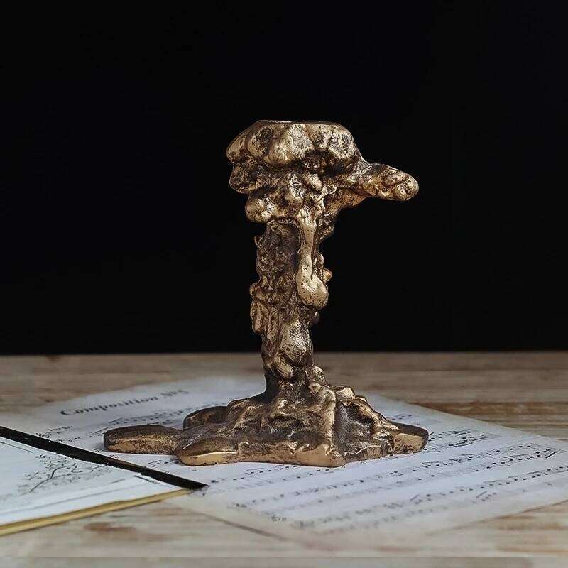 European Retro Candle Holder Ornament Candlelight Dinner Decoration Photo Prop Y260131