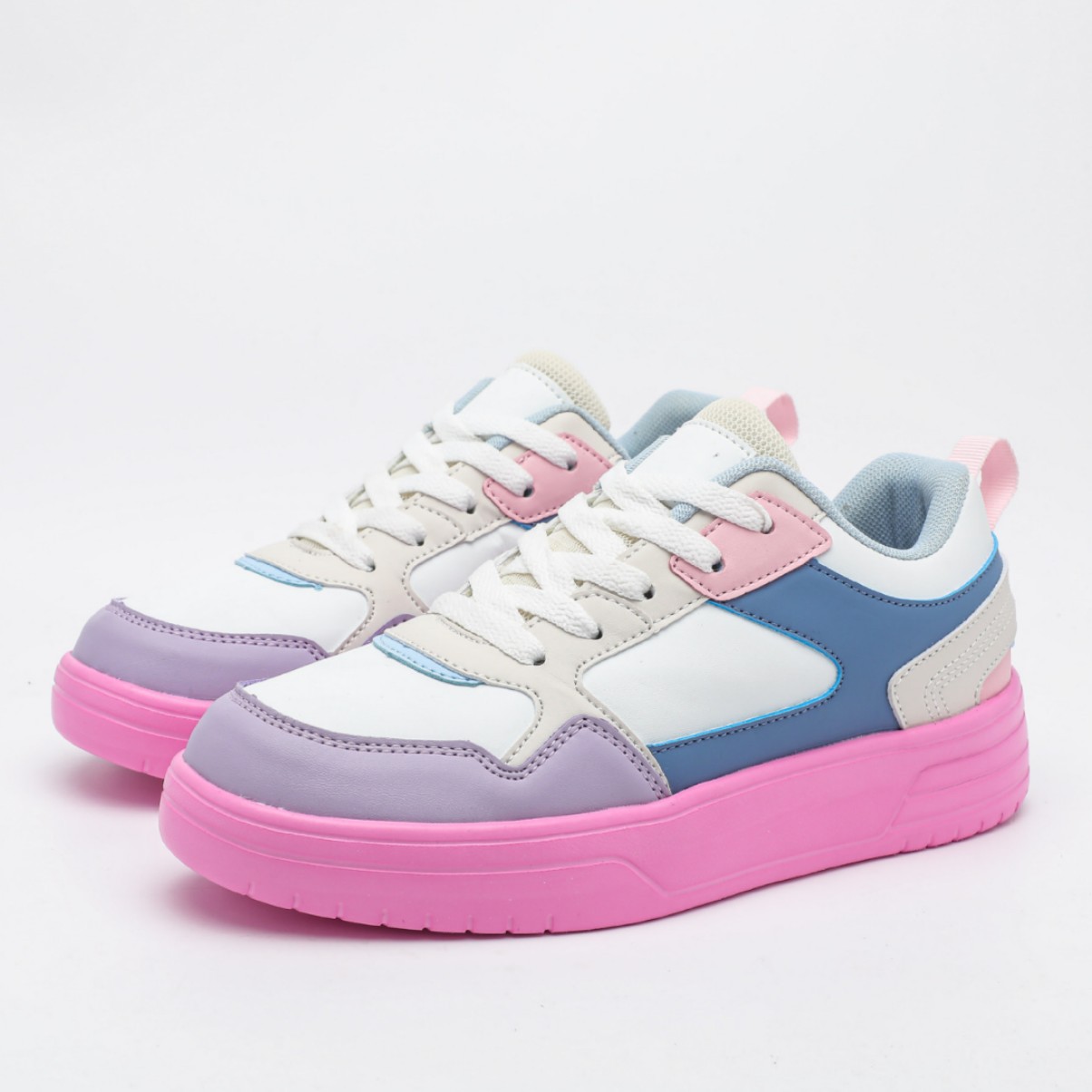 2026 European Platform Sneakers, Men/Women Color Block Retro Shoes, Fashion Chunky Sole Outdoor Lifestyle Footwear