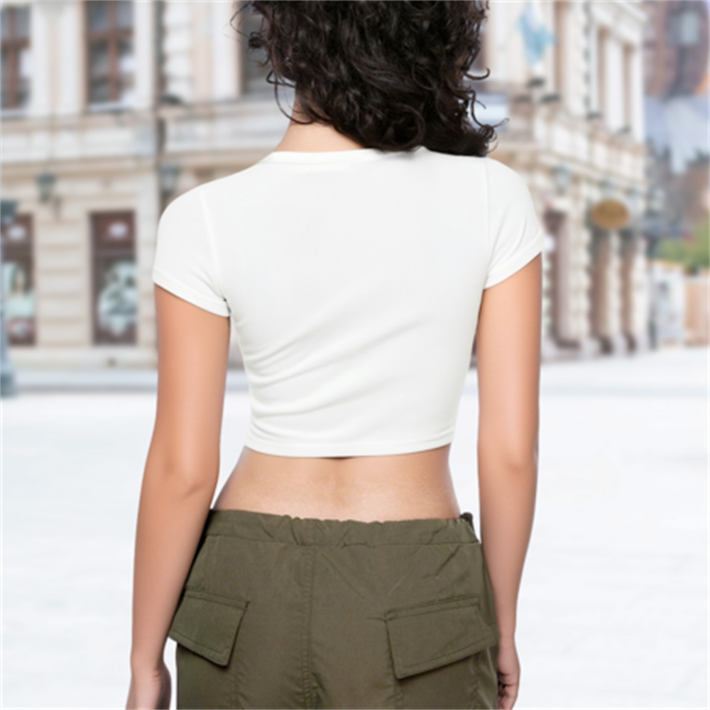 new Free shipping for Men's T-Shirts Minimally designed Dunhuang short sleeved slim fit comfortable printed summer T-shirt