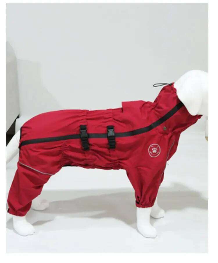 Famous brand Dog costume waterproof four legged hooded raincoat clothes coats jackets pet dog accessories pupakaIK