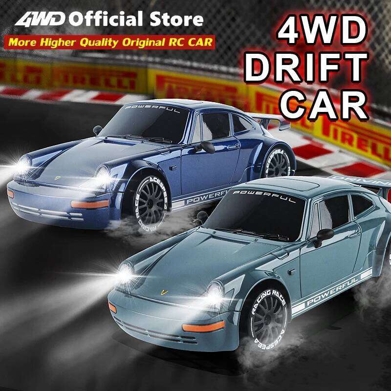 4WD Drift Racing RC Car with LED Light High Speed 2.4G Radio Remote Control 4x4 Race Sports Cars for Kids Toy Gift Y260131