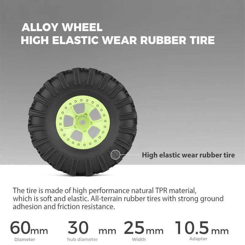 Wltoys 184020 1:18 Mini RC Car 2.4G With LED Lights 4WD Off-Road Electric Crawler Vehicle Remote Control Truck Toy for Children Y260131