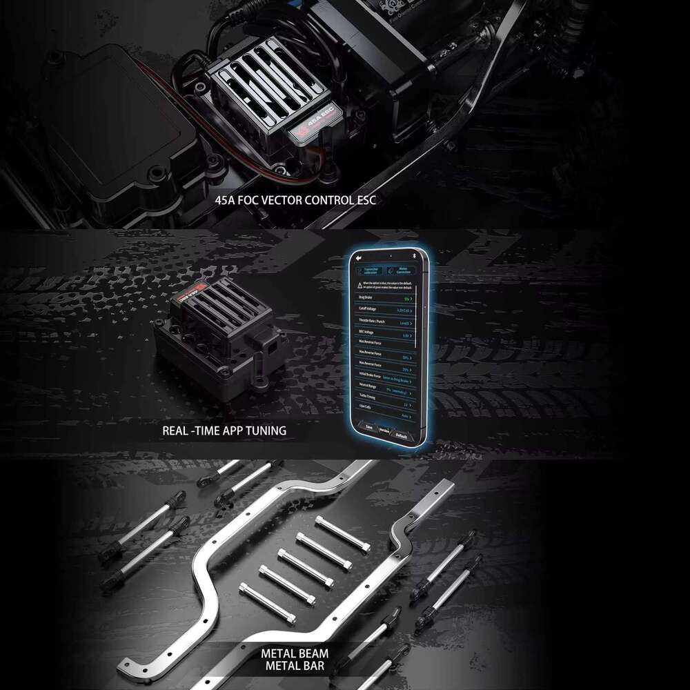 MJX Hyper Go H12Y+ 1/12 4WD RC Car Professional Off-Road Racing 12km/H Sensored Brushless Motor 2.4G Remote Control Cars Truck Y260131