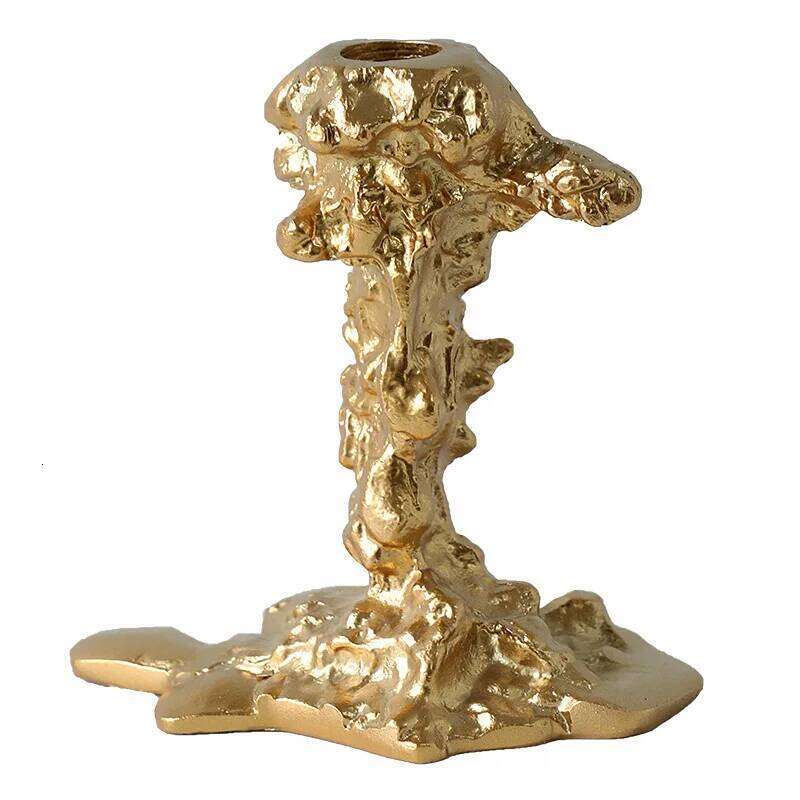 European Retro Candle Holder Ornament Candlelight Dinner Decoration Photo Prop Y260131