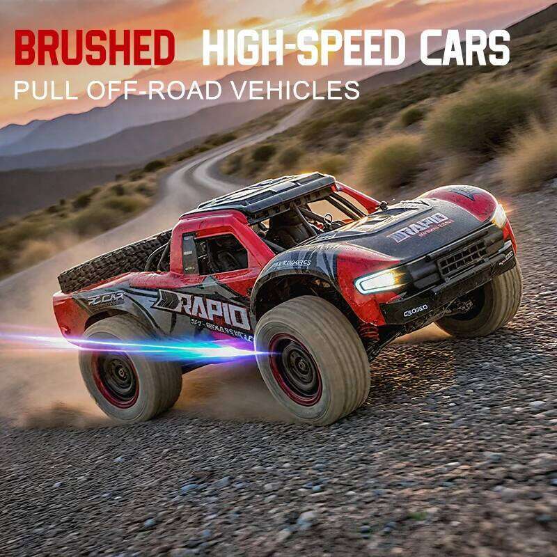 JJRC 1:14 Scale 4x4 RC Off-Road Monster Truck - Full Proportional Throttle/Steering & Metal Chassis W/ 3-Mode LED Lights Y260131