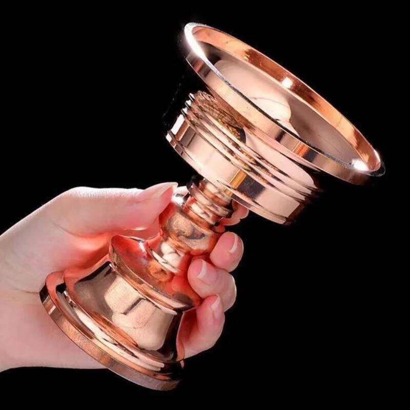 Buddhism Candlestick Holder,Luster Red Copper Altars Cup,Eternal Ghee Floating Holy Candle Lamp,Tibetan Buddhist item Y260131