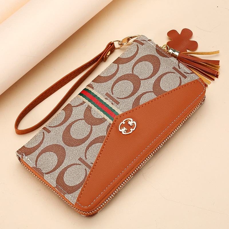 Bag Women Zipper Handhold Purse Women Long Girls Purse Double Money Clip Mobile Phone Spring New Products 2026s hot