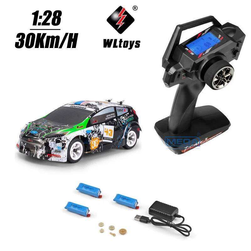 Wltoys K989 K969 284131 Upgrade LCD Version 4WD 1/28 RC High Speed Racing Mosquito 2.4GHz Off-Road RTR Rally Drift Car Y260131
