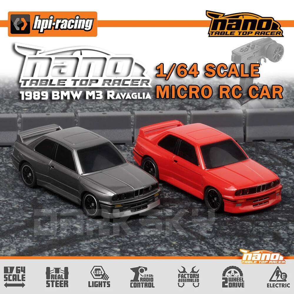 New HPI 1:64 NANO-TTR 160990 160991 1/64 Mirco RC Remote Control Model On-road Car Desktop Adult Children's Toys Y260131