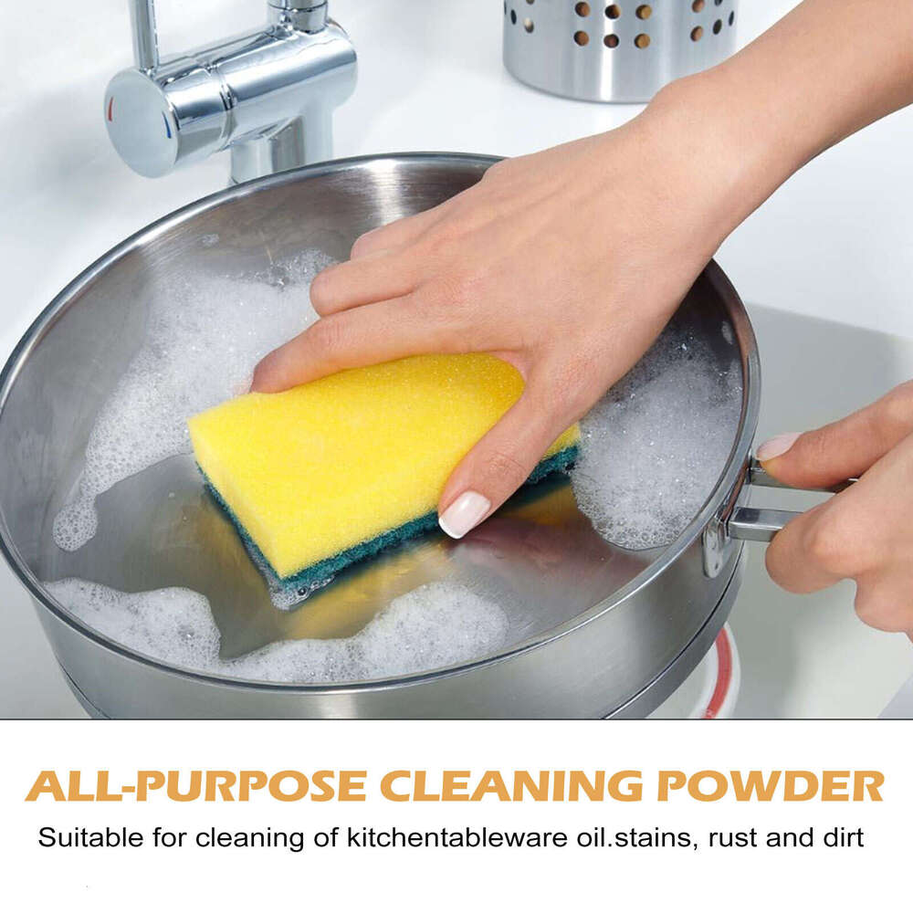 Multi-Purpose Cleaning Powder Kitchen Heavy Oil Stain Cleaner Rust Remover for Cookware, Stove, Range Hood S260202