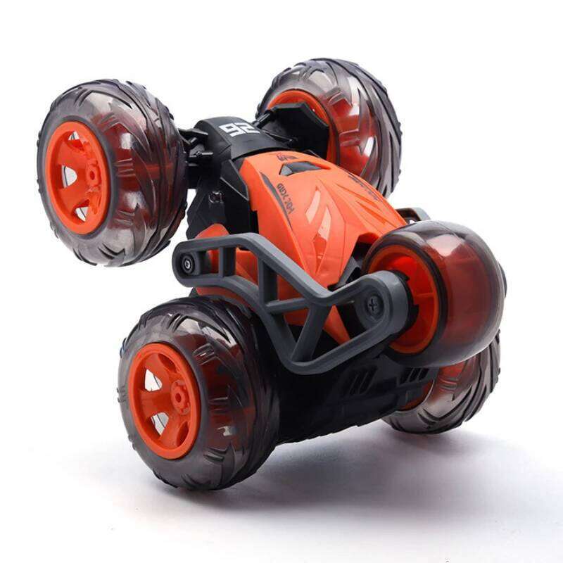 RC Remote Control Stunt Car 360 Rotare Twist 5 Wheel Dump Truck Off-Road Vehicle Electric Toys Kids Xmas Newyear Gift Y260131