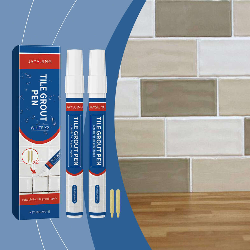 Tile Grout Pen Waterproof Mildewproof Long-lasting Durable for Beautiful and Neat Home Space S260202