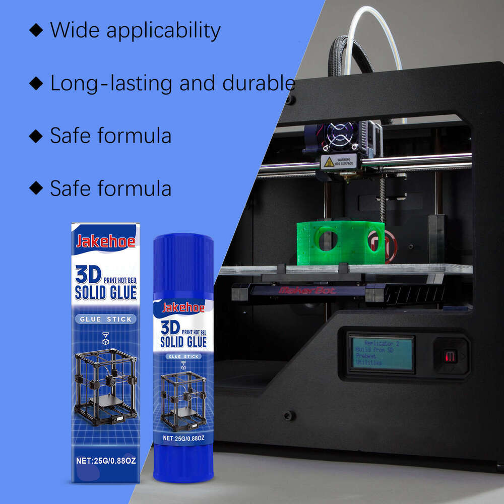 Jakehoe Printer Multi-functional 3D Printing Glue Stick Easy to Clean Suitable for Various Hot Bed Materials S260202
