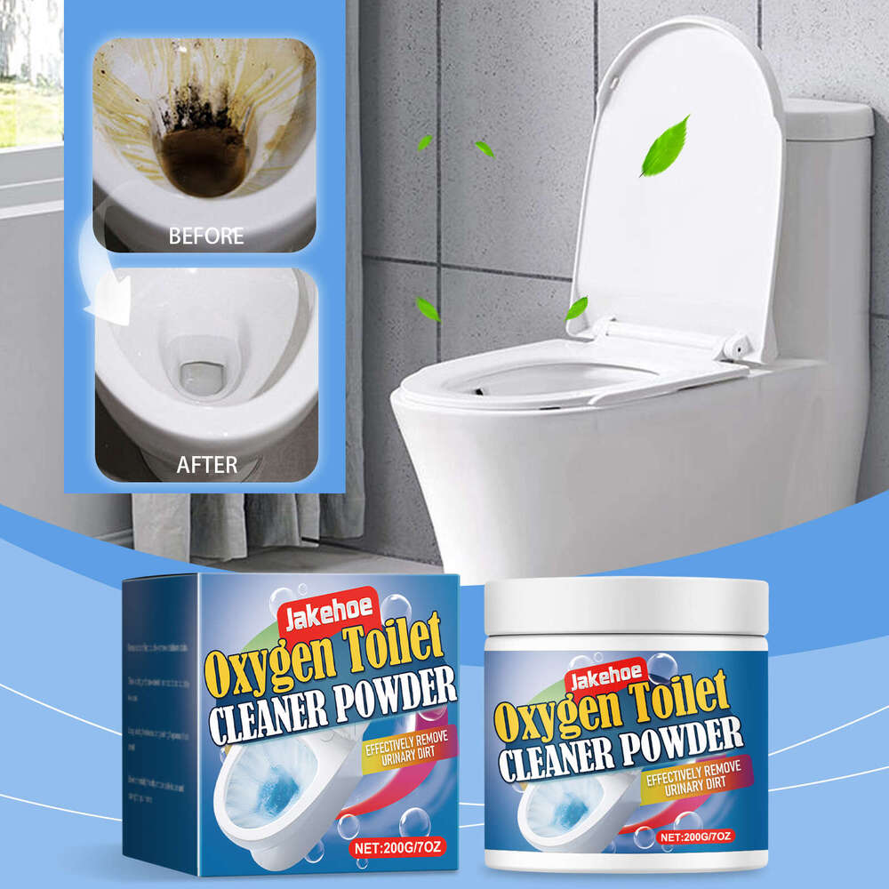 Jakehoe Foam Powder Easy Stain Removal Hygiene Maintenance Quick Foaming Toilet Cleaner S260202