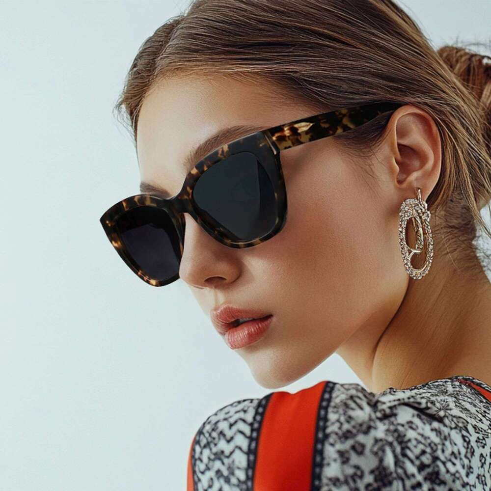 ZENOTTIC Fashion Printing Butterfly Polarized Sunglasses Handmade Acetate Sun Glasses for Women Driving UV400 Protection H260202