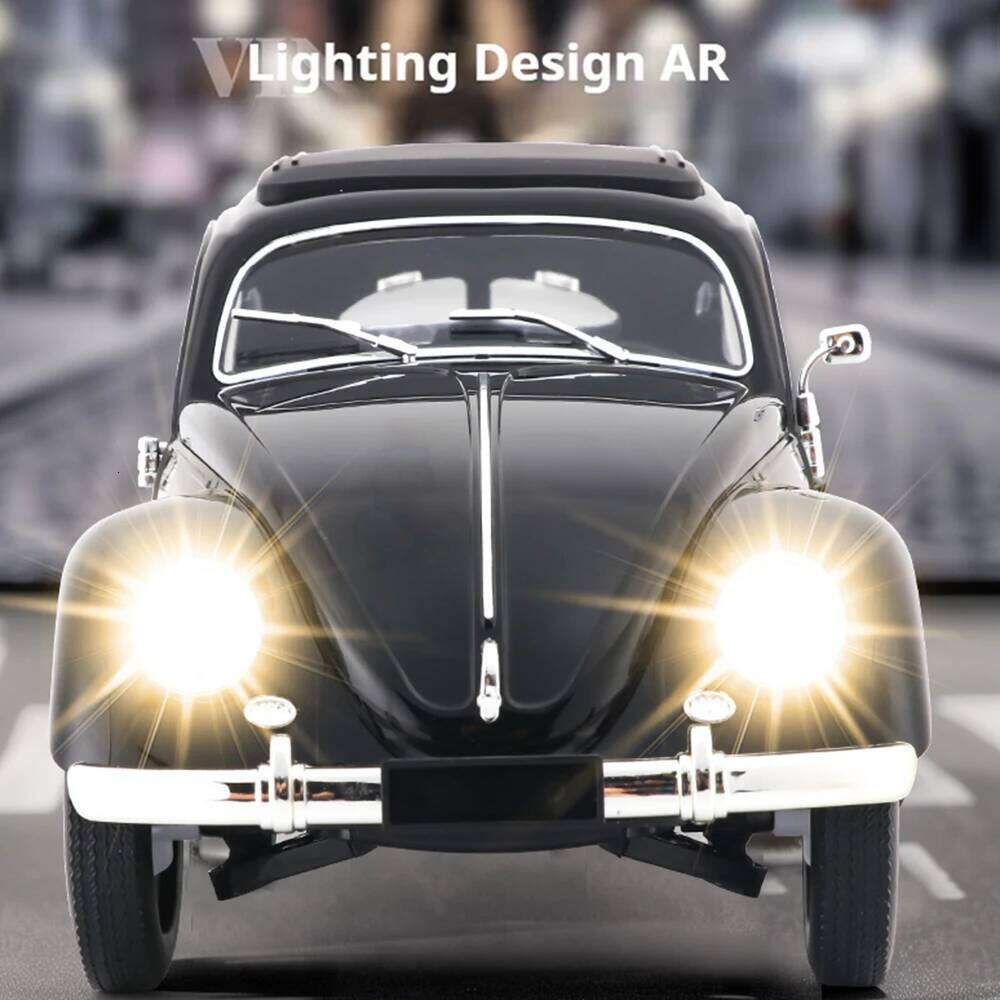 1/16 Full Scale Classical RC D62mini Remote Control Car Retro Beetle 1950 Climbing Vehicle Simulation Model Toy For Children Y260131