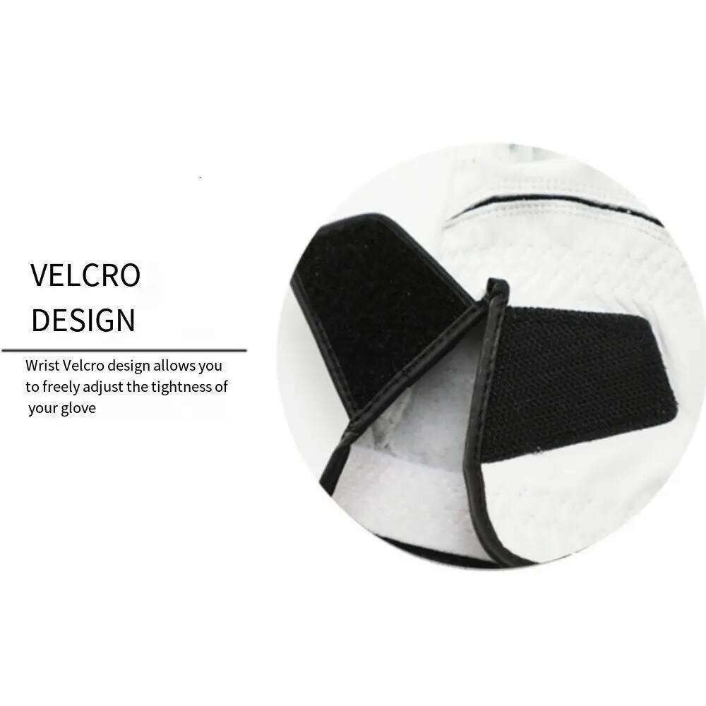 Sheepskin Men's Sports White Breathable Leather Golfing Glove Slip-Resistant Maximum Grip Golf Accessories Golfer XJ260202