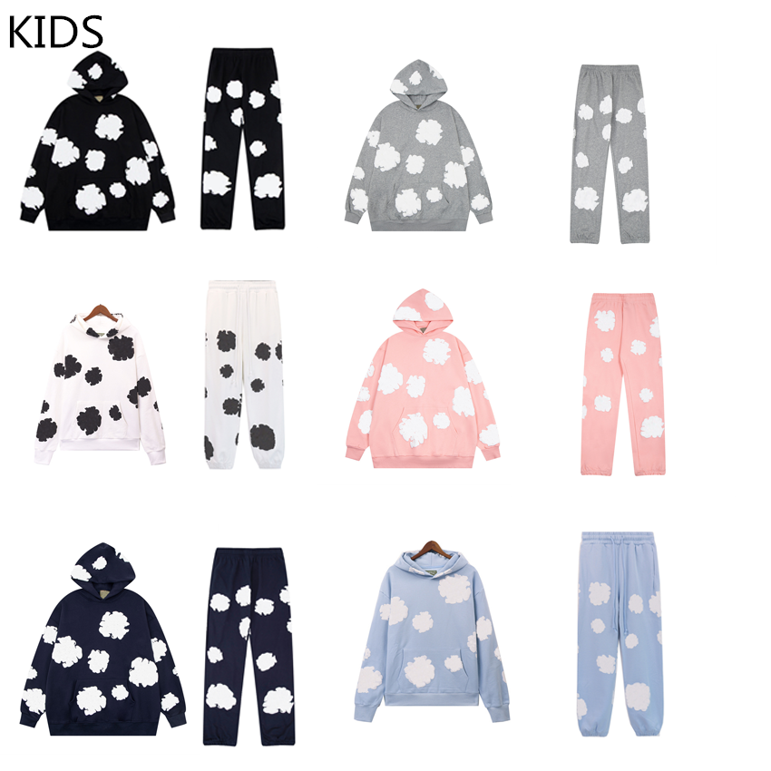 kids designer denims hoodie clothes boys tracksuit sweatshirt girls Camouflage Children hip hop high street Cotton Tees Youth 156-170cm Tall Oversize Teens Tops