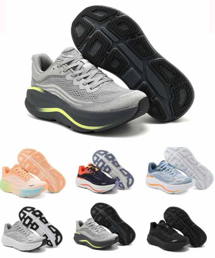 Treeperi Bondi Cushioned Road Running Shoes Top Everyday Running Walking Shoe Trail Sneakers Lighter Flexible Mysterybox Store dhgate T88 wholesale sn