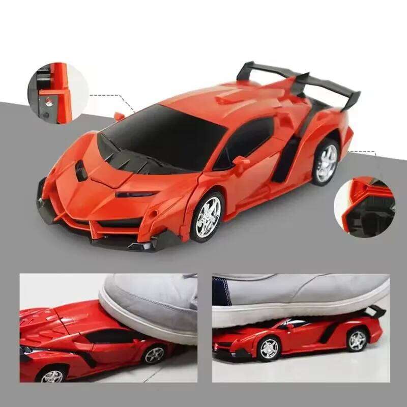 2 in 1 Electric RC Transformation Children Boys Toys Outdoor Remote Control Sports Deformation Car Robots Model Toy Y260131